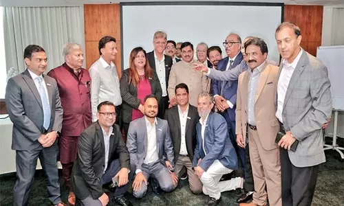 दुबई में निवेश अभियान की शुरुआत, MP के CM ने अरब संसद अध्यक्ष से की मुलाकात