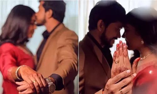 अभिनेत्री रित्विका ने अपने भावी पति की घोषणा की अभिनेत्री रित्विका ने अपने भावी पति की घोषणा की