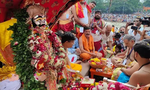 श्रावण का पहला सोमवार: यात्रा से पहले अनुष्ठान; आज निकलेगी महाकाल की सवारी श्रावण का पहला सोमवार: यात्रा से पहले अनुष्ठान; आज निकलेगी महाकाल की सवारी