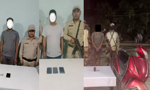 Manipur: समानांतर अभियानों में केसीपी के दो और यूएनएलएफ के एक कार्यकर्ता गिरफ्तार