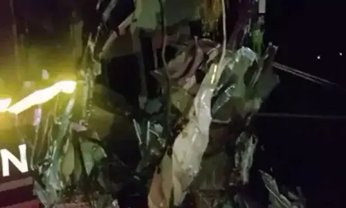 बस्तर में बस के ड्राइवर और हेल्पर की मौत बस्तर में बस के ड्राइवर और हेल्पर की मौत