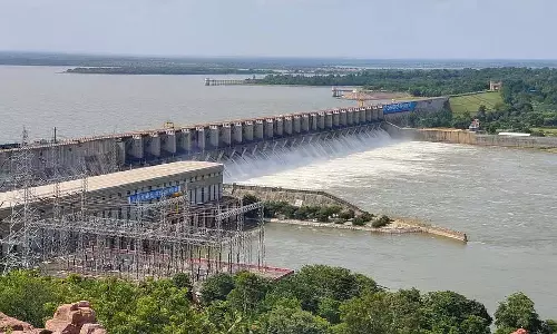 अलमाटी जलाशय: बहिर्वाह घटकर 20 हज़ार क्यूसेक रह गया