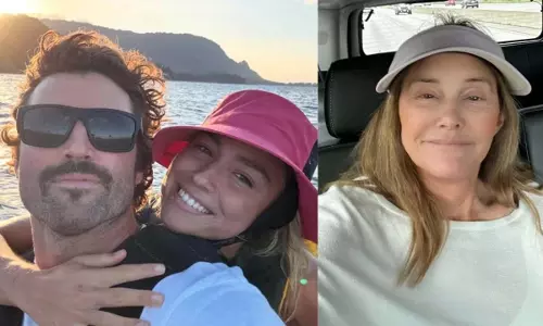 Caitlyn Jenner अपने बेटे ब्रॉडी जेनर की मालिबू में टिया ब्लैंको से शादी में शामिल हुईं