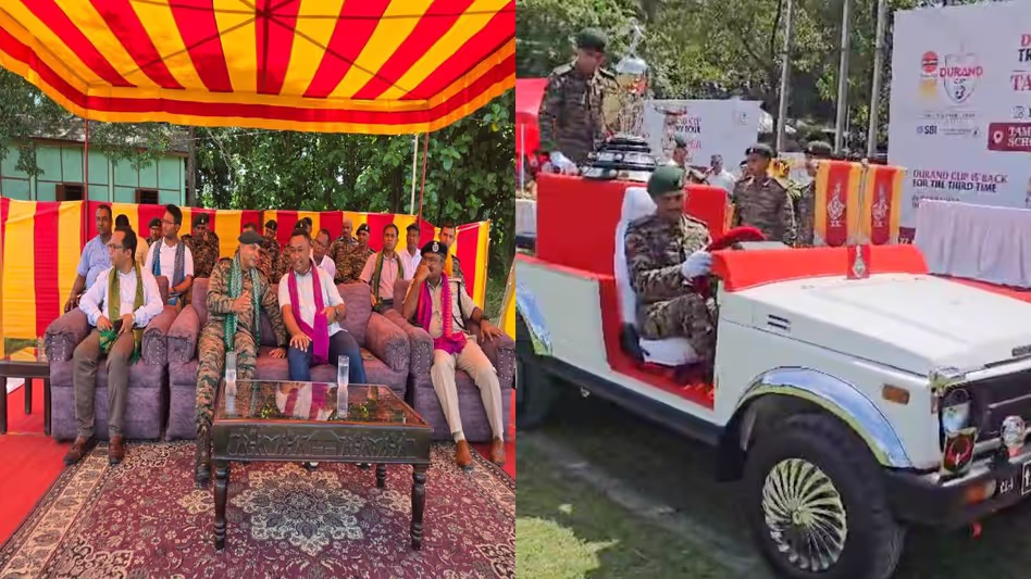 Assam : 134वें संस्करण से पहले तमुलपुर में उत्साह के साथ डूरंड कप ट्रॉफी का दौरा संपन्न