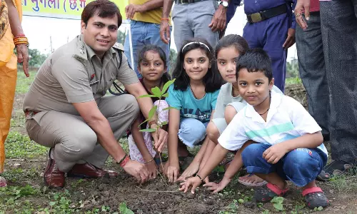 रक्षित केंद्र मुंगेली में वृक्षारोपण रक्षित केंद्र मुंगेली में वृक्षारोपण