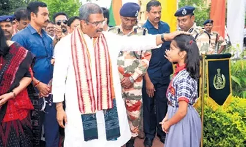 मंत्री प्रधान ने खुर्दा जिले में ITBP परिसर में KV के लिए आधारशिला रखी मंत्री प्रधान ने खुर्दा जिले में ITBP परिसर में KV के लिए आधारशिला रखी