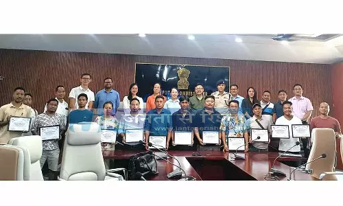 Nagaland : मोन में 19 स्कूल तंबाकू मुक्त घोषित Nagaland : मोन में 19 स्कूल तंबाकू मुक्त घोषित