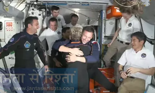 भारत, पोलैंड, हंगरी के अंतरिक्ष यात्री वापसी उड़ान के लिए अंतरिक्ष स्टेशन से रवाना हुए