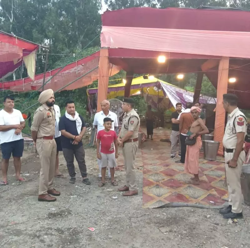 Yamunanagar में पुलिस ने कांवड़ यात्रा मार्ग का निरीक्षण किया Yamunanagar में पुलिस ने कांवड़ यात्रा मार्ग का निरीक्षण किया