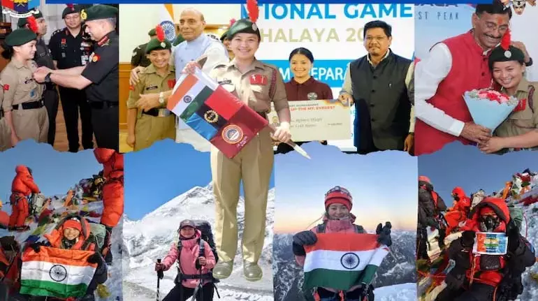 मेघालय की रिफाइनेस वारजरी का लक्ष्य सात चोटियों पर चढ़ना मेघालय की रिफाइनेस वारजरी का लक्ष्य सात चोटियों पर चढ़ना