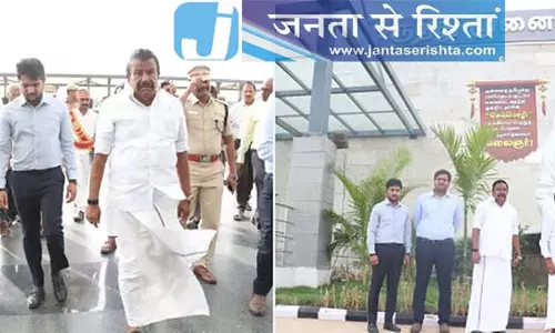 पंचपुर नए बस स्टैंड से बस सेवा का उद्घाटन: मंत्री नेहरू ने किया