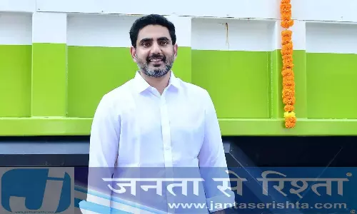 कर्नाटक से निकलने के बाद लोकेश ने Andhra को एयरोस्पेस हब बनाने की वकालत की