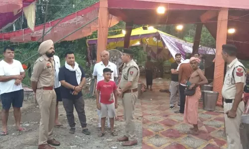 Yamunanagar में पुलिस ने कांवड़ यात्रा मार्ग का निरीक्षण किया