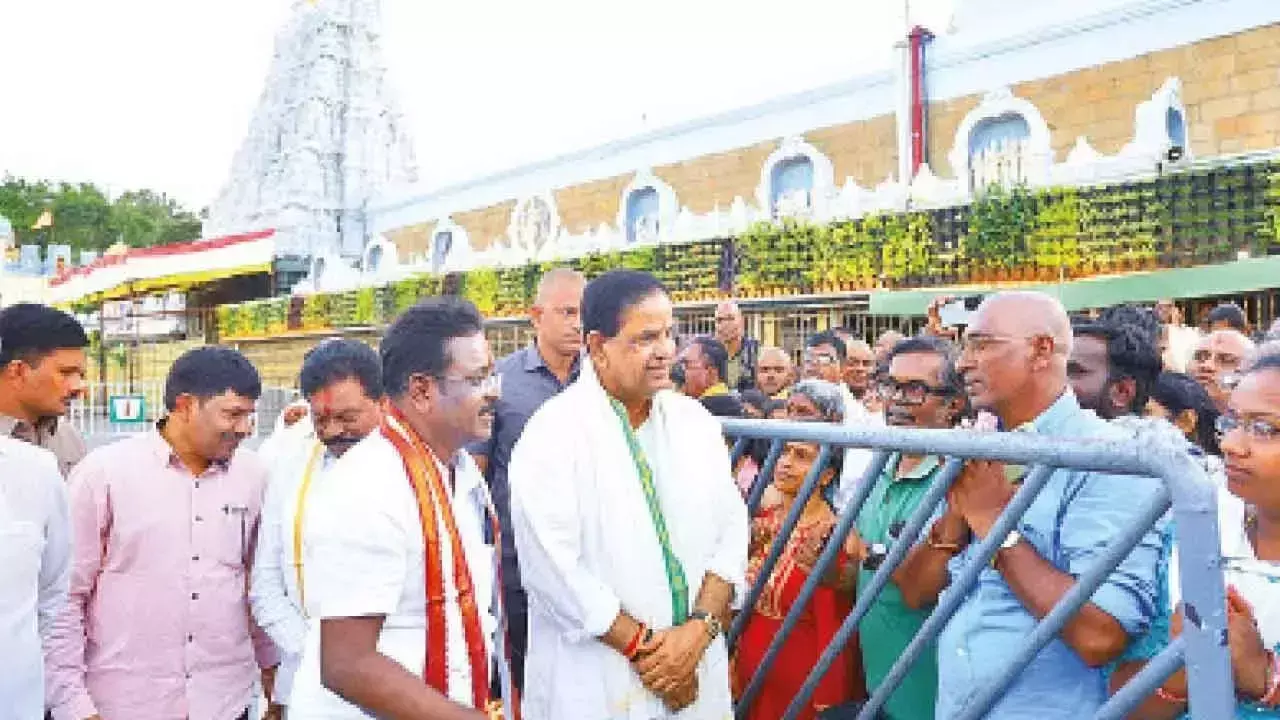 Andhra: टीटीडी अध्यक्ष ने तिरुमला में किया औचक निरीक्षण
