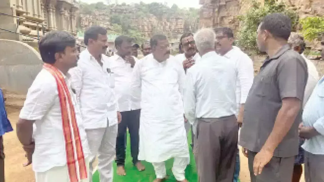 Andhra: कोटला में नरसिंह स्वामी मंदिर में पूजा-अर्चना की गई