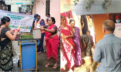 NMMC स्वच्छता अभियान के तहत अपशिष्ट पृथक्करण की निगरानी बढ़ाई NMMC स्वच्छता अभियान के तहत अपशिष्ट पृथक्करण की निगरानी बढ़ाई