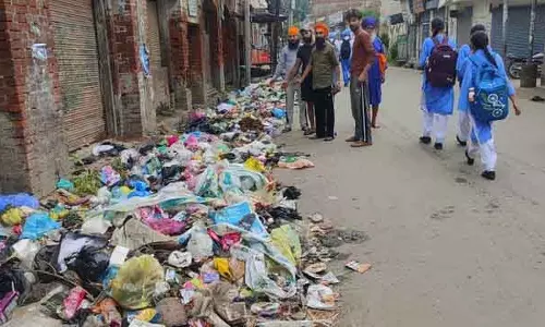 Tarn Taran में सड़कों के किनारे कूड़े के ढेर स्वास्थ्य के लिए खतरा Tarn Taran में सड़कों के किनारे कूड़े के ढेर स्वास्थ्य के लिए खतरा
