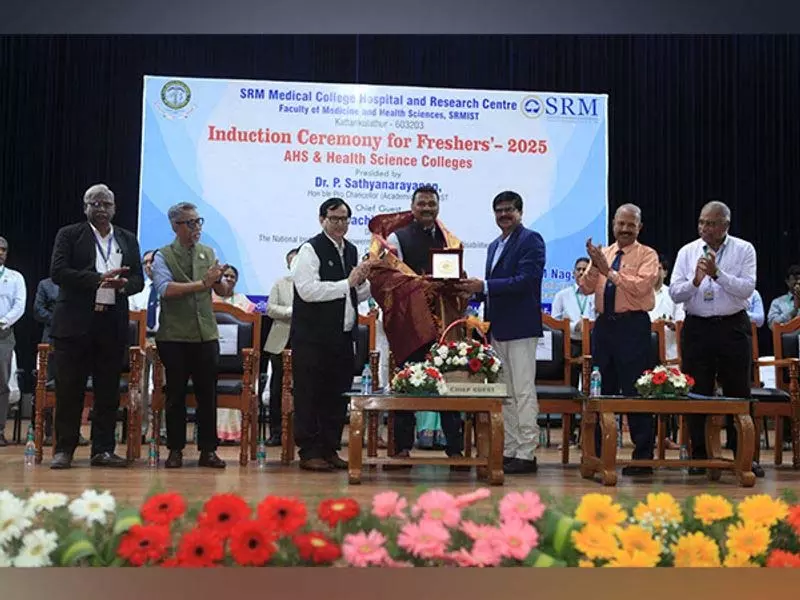 SRMIST ने 1,500 से अधिक नए चिकित्सा छात्रों को शामिल किया, अंतःविषयक शिक्षा पर जोर SRMIST ने 1,500 से अधिक नए चिकित्सा छात्रों को शामिल किया, अंतःविषयक शिक्षा पर जोर