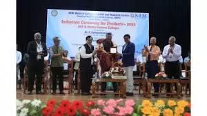 SRMIST ने स्वास्थ्य विज्ञान कार्यक्रमों में 1,500 से अधिक नए छात्रों का स्वागत किया, प्रतिस्पर्धा नहीं, सहयोग पर जोर SRMIST ने स्वास्थ्य विज्ञान कार्यक्रमों में 1,500 से अधिक नए छात्रों का स्वागत किया, प्रतिस्पर्धा नहीं, सहयोग पर जोर