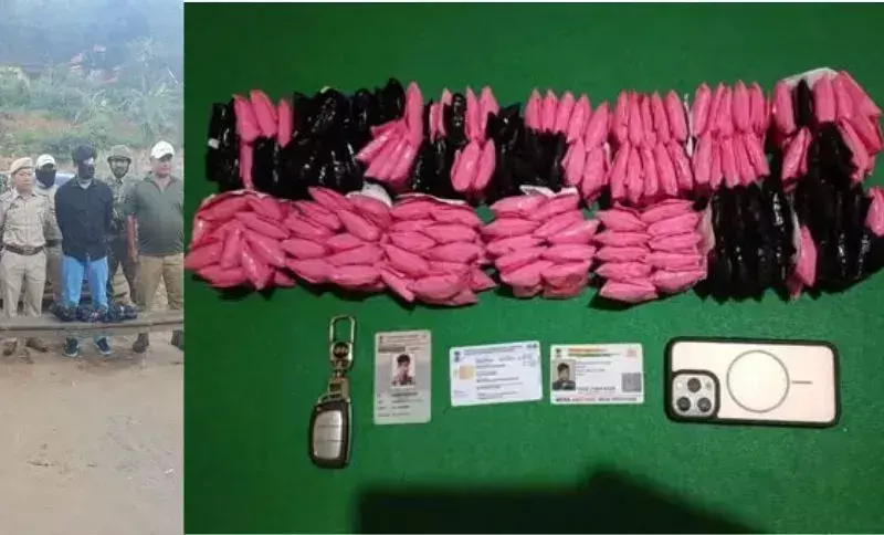 Manipur पुलिस ने म्यांमार से तस्करी कर लाई गई 24 लाख रुपये की ड्रग्स जब्त की, दो गिरफ्तार Manipur पुलिस ने म्यांमार से तस्करी कर लाई गई 24 लाख रुपये की ड्रग्स जब्त की, दो गिरफ्तार