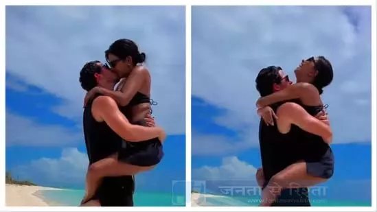 Priyanka : समुद्र तट पर निक जोनास की बाहों में किया रोमांटिक किस Priyanka : समुद्र तट पर निक जोनास की बाहों में किया रोमांटिक किस