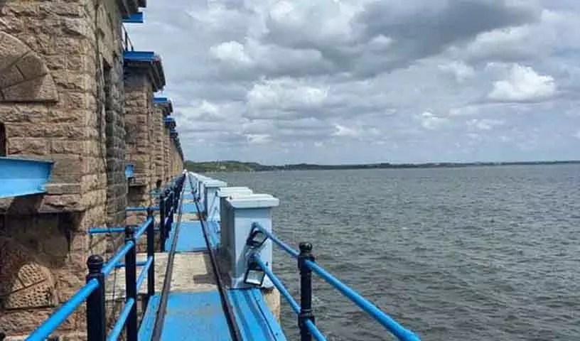 Hyderabad के दो जलाशयों में जल भंडारण में कमी Hyderabad के दो जलाशयों में जल भंडारण में कमी
