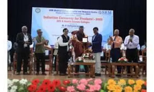 SRMIST ने स्वास्थ्य विज्ञान कार्यक्रमों में 1,500 से अधिक नए छात्रों का स्वागत किया, प्रतिस्पर्धा नहीं, सहयोग पर जोर