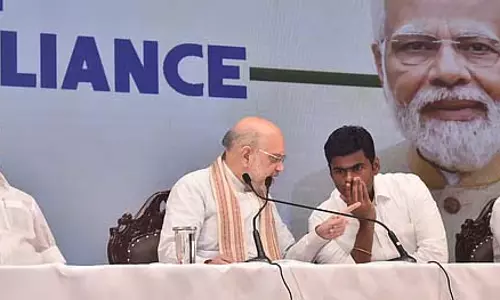 यह गठबंधन सरकार है मैं सिर्फ़ अमित शाह की बात सुन सकता हूँ: Annamalai यह गठबंधन सरकार है मैं सिर्फ़ अमित शाह की बात सुन सकता हूँ: Annamalai