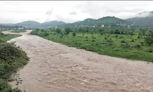 राजौरी में भारी बारिश से जलस्तर बढ़ा