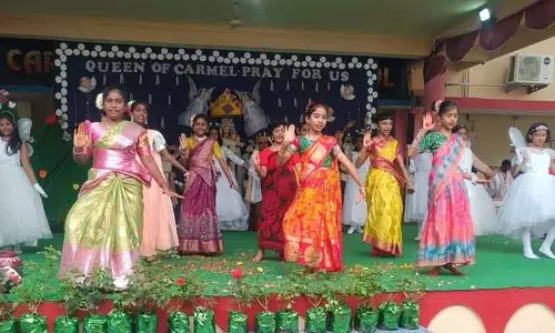 Mancherial में कार्मेल हाई स्कूल का स्थापना दिवस मनाया गया