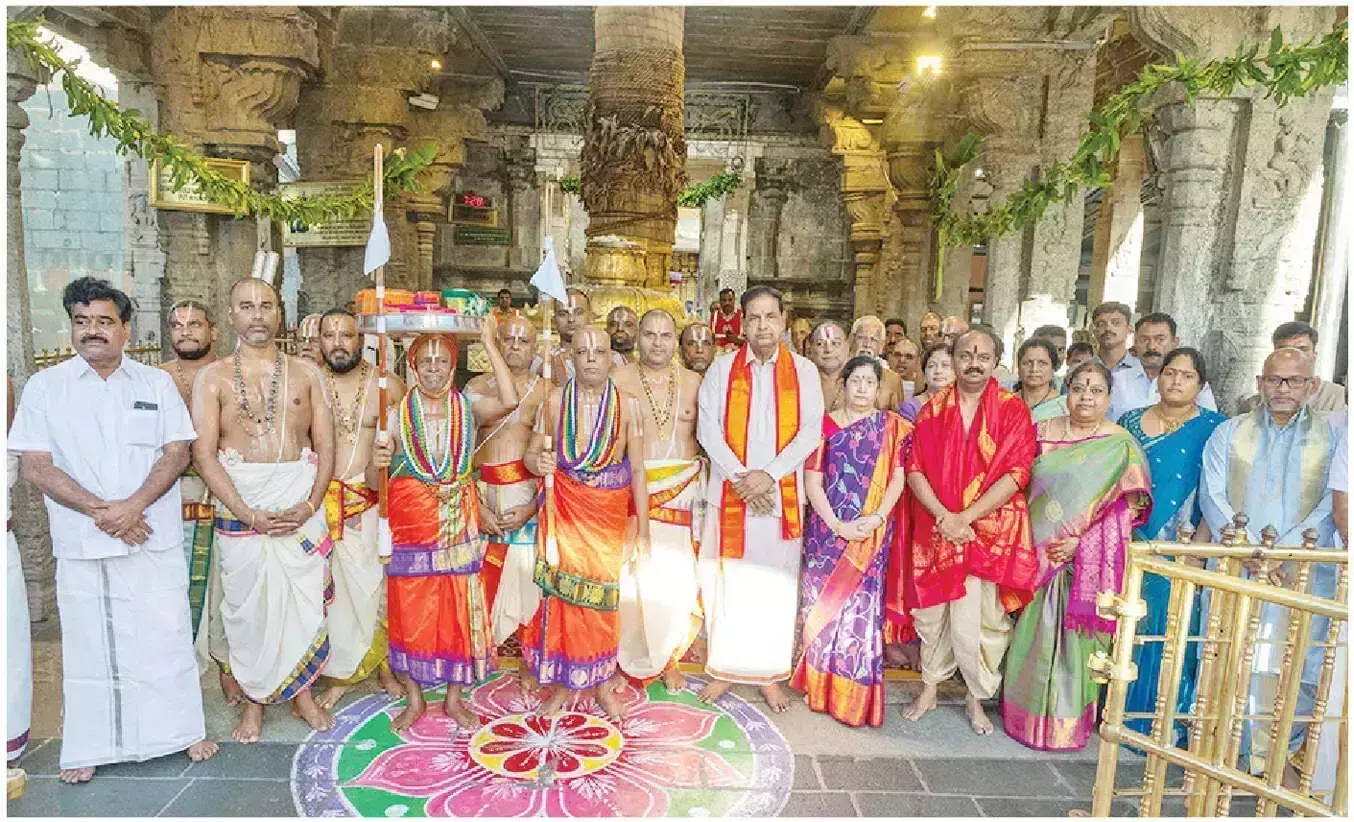 Andhra: तिरुमला के अनिवर स्थानम में धार्मिक उत्साह चरम पर