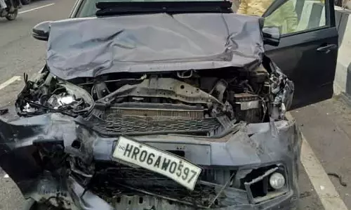 Jalandhar: सड़क दुर्घटना में दो घायल