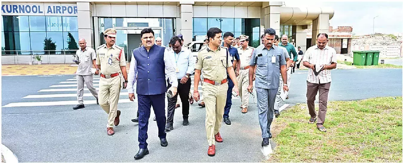 Andhra: मुख्यमंत्री के दौरे के लिए सुरक्षा के कड़े इंतजाम