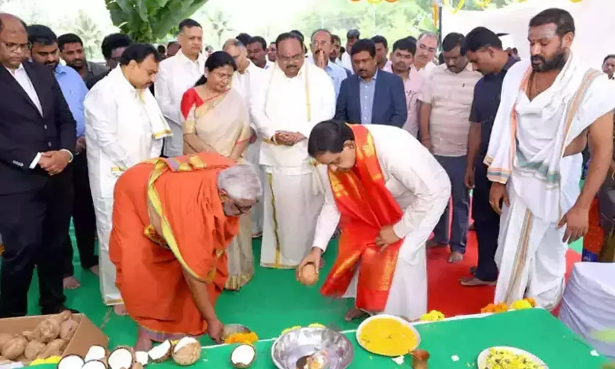Andhra: तिरुपति में नए IOCL गैस भंडारण केंद्र की नींव रखी गई