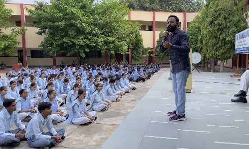Sri Ganganagar: गुरु हरिकिशन पब्लिक स्कूल में नशामुक्ति कार्यक्रम आयोजित Sri Ganganagar: गुरु हरिकिशन पब्लिक स्कूल में नशामुक्ति कार्यक्रम आयोजित