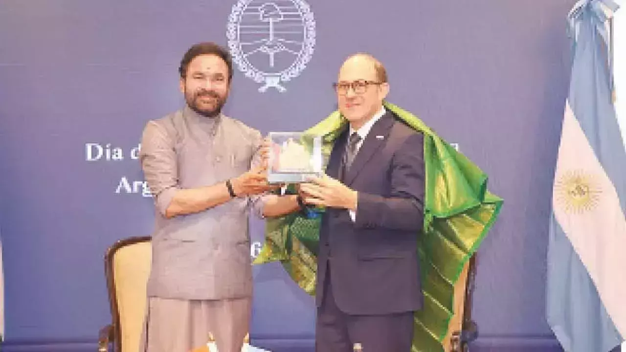 Telangana: किशन अर्जेंटीना को भारत का विश्वसनीय साझेदार मानते हैं Telangana: किशन अर्जेंटीना को भारत का विश्वसनीय साझेदार मानते हैं