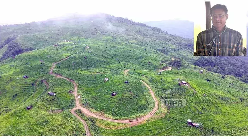 Nagaland :  म्हाथुंग यानथन ने चिएथु झूम खेतों का दौरा किया