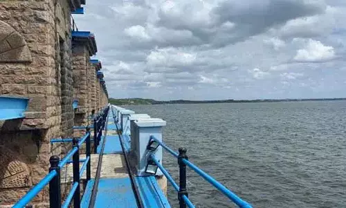 Hyderabad के दो जलाशयों में जल भंडारण में कमी Hyderabad के दो जलाशयों में जल भंडारण में कमी