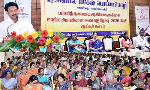स्कूलों में पी आकार की सीटों के लिए कोई सरकारी आदेश जारी नहीं किया गया: मंत्री अंबिल महेश झूठ बोलते हैं