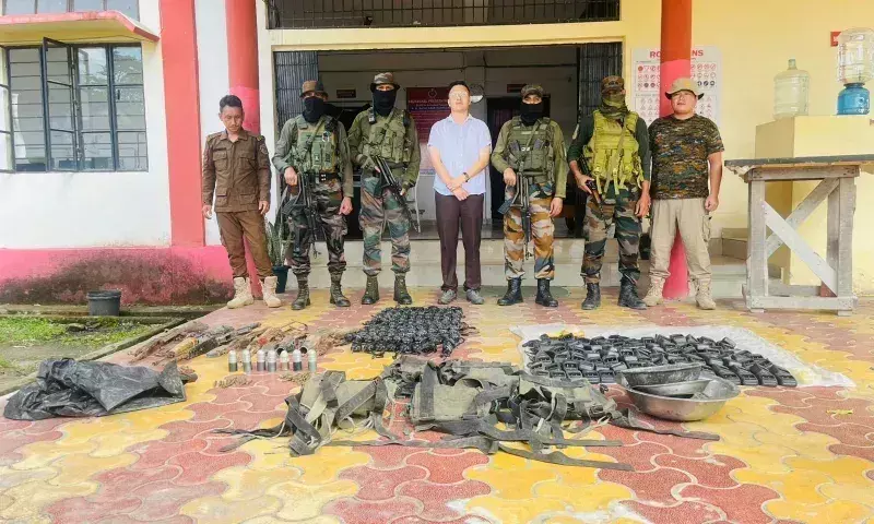 Arunachal: असम राइफल्स ने चांगलांग जिले में हथियारों का जखीरा जब्त किया