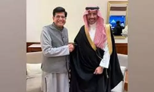 पीयूष गोयल ने भारत-सऊदी व्यापार बढ़ाने के लिए सऊदी निवेश मंत्री से की बातचीत