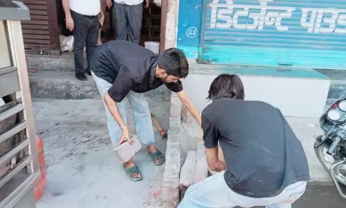 Yamunanagar में वर्कशॉप रोड पर अतिक्रमण विरोधी अभियान