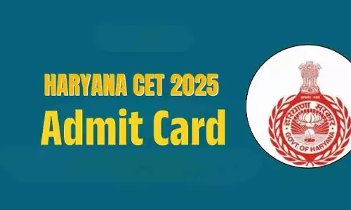 हरियाणा CET 2025: एडमिट कार्ड डाउनलोड का लिंक एक्टिव, अभी करें चेक हरियाणा CET 2025: एडमिट कार्ड डाउनलोड का लिंक एक्टिव, अभी करें चेक