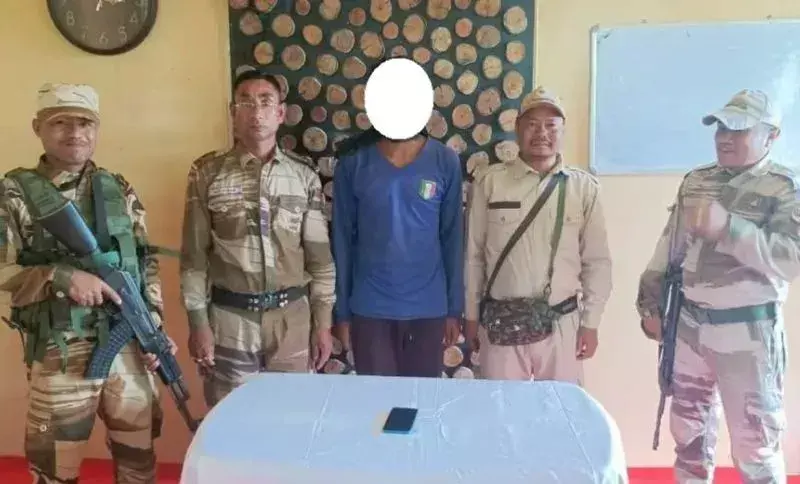 Manipur: बिष्णुपुर में जबरन वसूली के आरोप में युवक गिरफ्तार