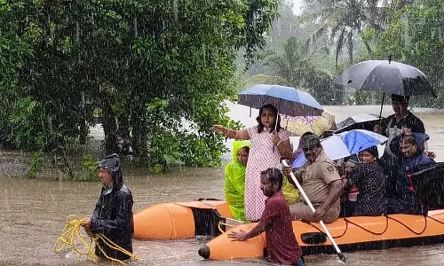 Karnataka के तटीय जिलों में लगातार बारिश से सामान्य जनजीवन अस्त-व्यस्त