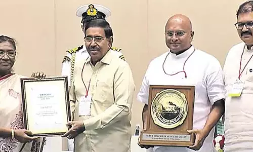 Andhra : राज्य को 5 स्वच्छ पुरस्कार