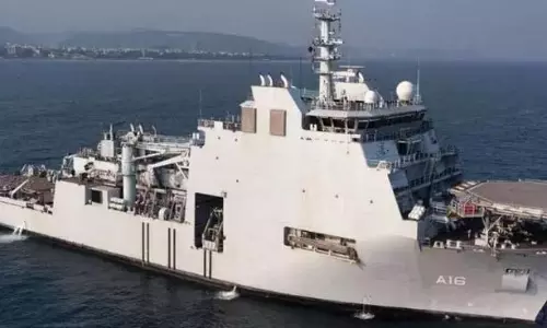 INS निस्तार आज विशाखापत्तनम में जलावतरण के लिए तैयार