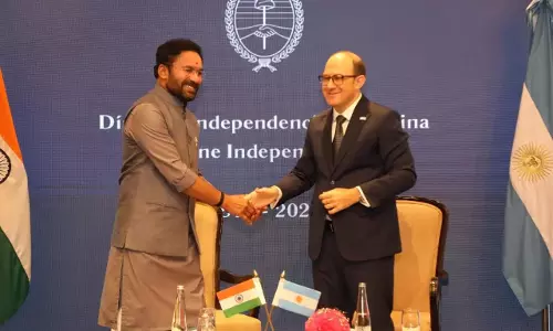 Telangana: किशन ने अर्जेंटीना को भारत का विश्वसनीय साझेदार बताया Telangana: किशन ने अर्जेंटीना को भारत का विश्वसनीय साझेदार बताया