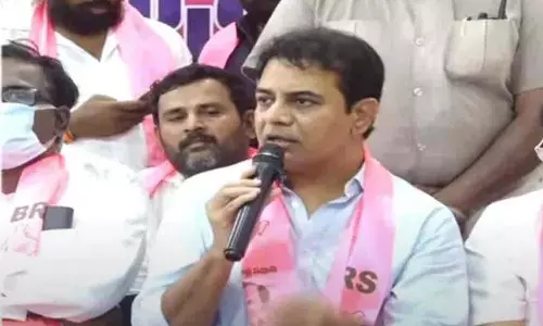 अपने पोते के बारे में बताइए... क्या उन तीन मंत्रियों के फोन टैप नहीं हो रहे? केटीआर का रेवंत से सीधा सवाल अपने पोते के बारे में बताइए... क्या उन तीन मंत्रियों के फोन टैप नहीं हो रहे? केटीआर का रेवंत से सीधा सवाल
