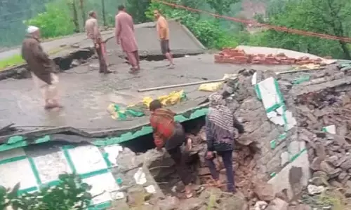 मेंढर के संजियोटे में भारी बारिश ने मचाई तबाही